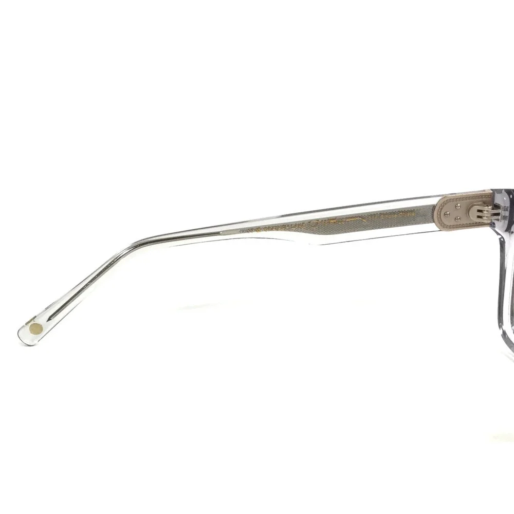 Erkers Eyeglasses Frames SPANISH LAKE Smoke Crystal Square Full Rim 55-22-155